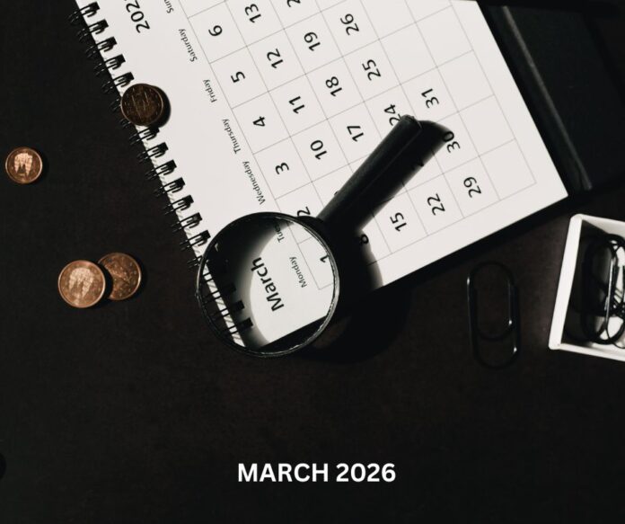 March 2026 Calendar.