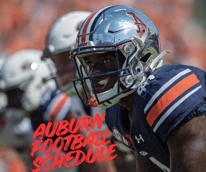 Auburn football schedule.