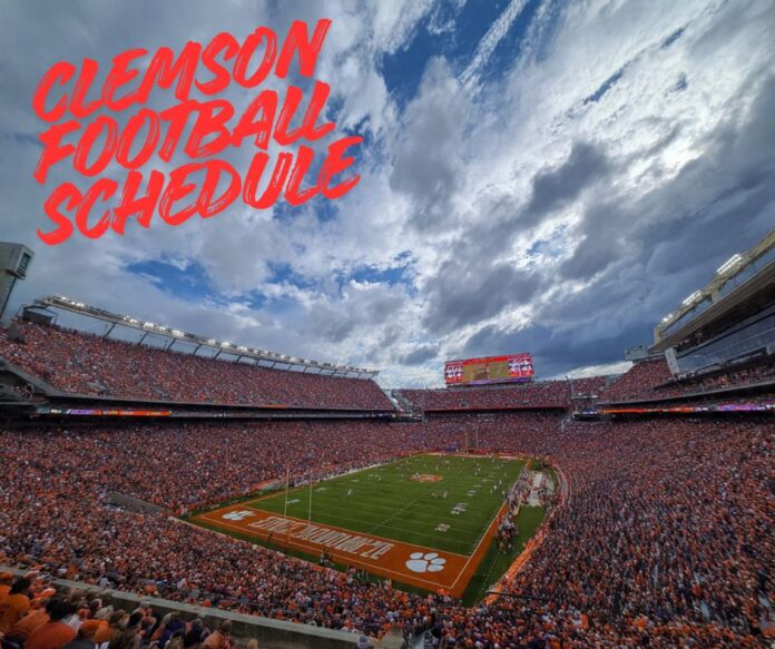 Clemson Football Schedule.