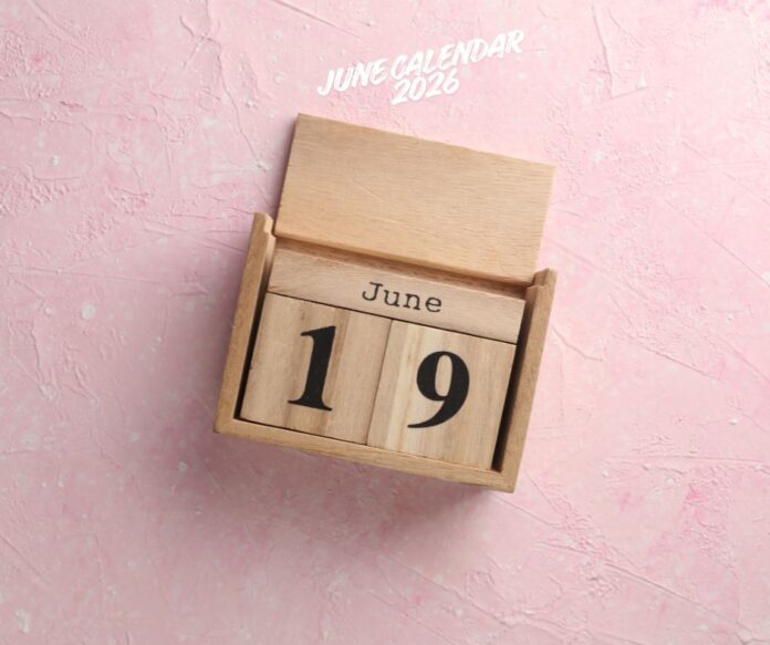 June 2026 Calendar.