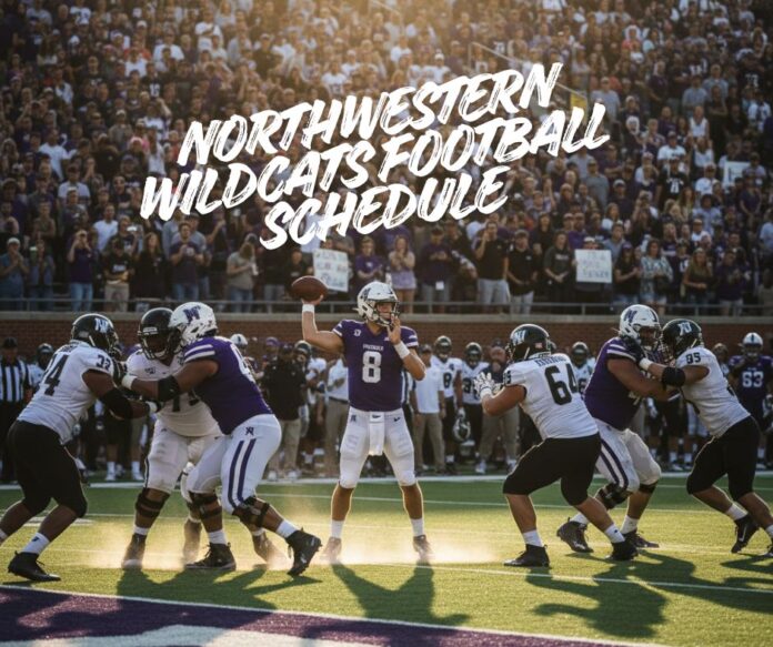 Northwestern football schedule 2026