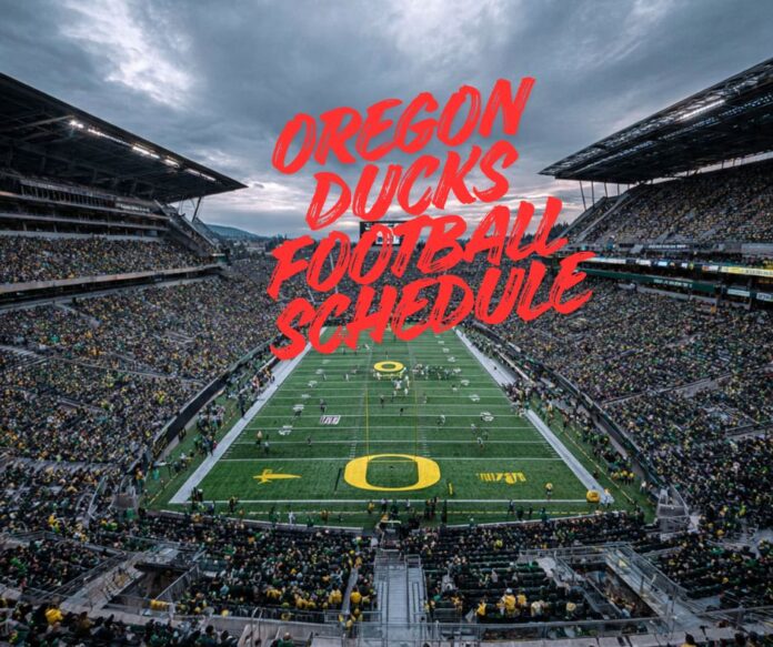 Oregon football schedule