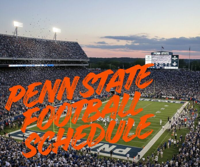 Penn State Football Schedule 2026.