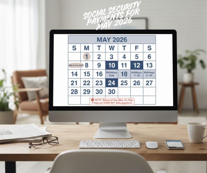 Social Security Payments May 2026.