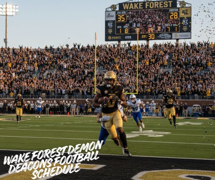 Wake Forest football schedule 2026 Wake Forest football schedule 2026.