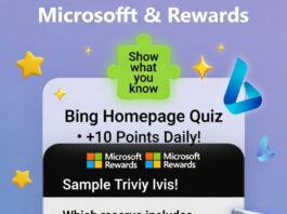 Bing Homepage Quiz.