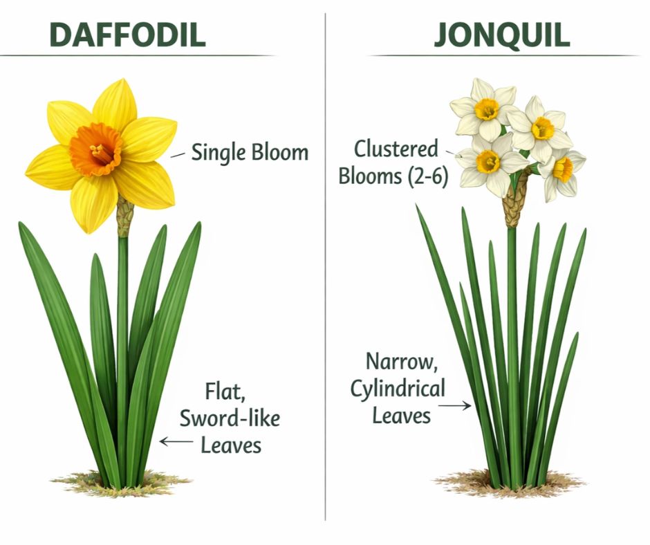 Daffodil vs. Jonquil Comparison.
