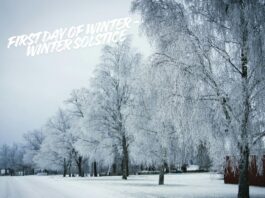 First Day of Winter, Winter Solstice.