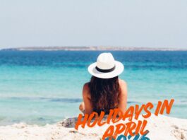 Holidays in April 2026.
