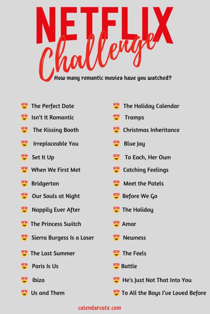 Romantic Movies on Netflix.