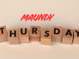 maundy thursday.